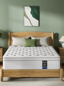 14 Inch Queen Size Hybrid Mattresses in a Box | Medium Firm and Individual Pocket Springs Motion Isolation