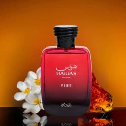Hawas Fire Eau De Parfum Spray 100ml (3.4oz) - Bold and Long-Lasting Arabic Perfume with Fiery Essenc.e