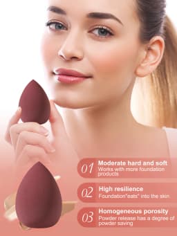 56PCS Makeup Tools: 36PCS Makeup Brush Set + 4PCS Makeup Tools + 8PCS Makeup Sponges + 8PCS Powder Puffs