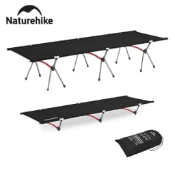 Naturehike Folding Camping Cot Height Adjustable Ultralight Backpacking Cot Portable Outdoor Travel Camping Bed Tent Bed