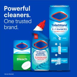 Toilet Bowl Cleaner Clinging Bleach Gel, Ocean Mist, 24 fl oz, 2 Pack