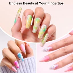Makartt Blooming Gel Polish Clear UV LED Soak Off Nail Gel With Brush For Marble Watercolor Nail Art Painting DIY Manicure Gift