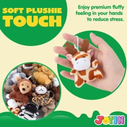 24 Pcs Small Stuffed Animals 3“ Kids Party Favors Bulk Safari Animals Plush Toys Party Stuffers Birthday Favors Classroom Prize