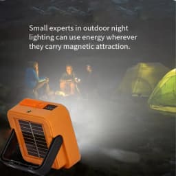 Portable Solar Light, USB Rechargeable Flashlight, 64LED Super Bright Emergency Lighting For Camping, Night Market, Power Outage