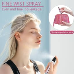 5ml /10ml Mini Portable Bottom-Filling Pump Perfume Bottle Sample Perfume Refillable Spray Bottle Empty Cosmetic Containers Set