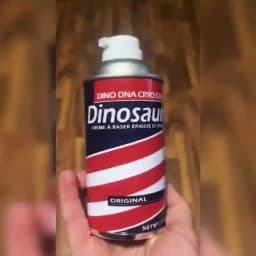 Dinosaur Park Vintage Shaving Cream Can Replica, Barbasol DNA Storage Device 1:1 Scale Dinosaur Movie Inspired Collectible Cosplay Prop