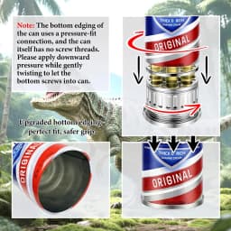Dinosaur Park Vintage Shaving Cream Can Replica, Barbasol DNA Storage Device 1:1 Scale Dinosaur Movie Inspired Collectible Cosplay Prop