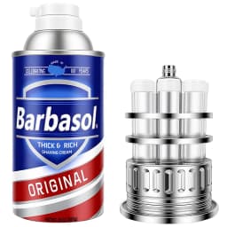 Dinosaur Park Vintage Shaving Cream Can Replica, Barbasol DNA Storage Device 1:1 Scale Dinosaur Movie Inspired Collectible Cosplay Prop