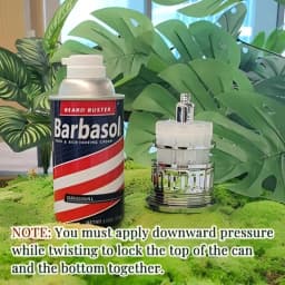 Dinosaur Park Vintage Shaving Cream Can Replica, Barbasol DNA Storage Device 1:1 Scale Dinosaur Movie Inspired Collectible Cosplay Prop