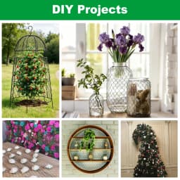 Wire for Floral Arrangements, Green Mesh, 0.6 Inch Hexagonal Galvanized PVC Coated Netting Fence for Crafts, Poultry