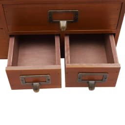 6 Drawers Desktop Organizing Cabinet, Supplies Organizer, Vintage Drawers for Cosmetics, Jewelry, Tea Bags, Sugar Packets