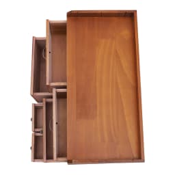6 Drawers Desktop Organizing Cabinet, Supplies Organizer, Vintage Drawers for Cosmetics, Jewelry, Tea Bags, Sugar Packets