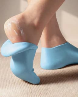 Moisturizing Foot Socks,Silicone Socks for Dry Cracked Feet Women's Foot Socks for Moisturizing,Featuring Massage