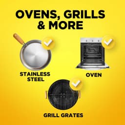 Heavy Duty Oven Cleaner Foam, Removes Grease & Burned-On Food, For Ovens, Grill Grates & More 14.5oz
