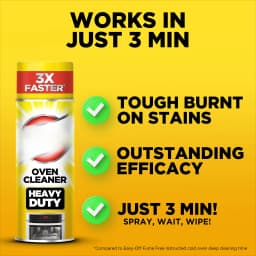 Heavy Duty Oven Cleaner Foam, Removes Grease & Burned-On Food, For Ovens, Grill Grates & More 14.5oz