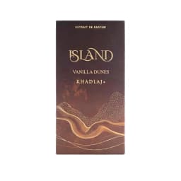 Khadlaj Island Vanilla Dunes Unisex Extrait De Parfum 3.4oz - Long-Lasting Sweet Vanilla Scent Ideal Holiday Gift