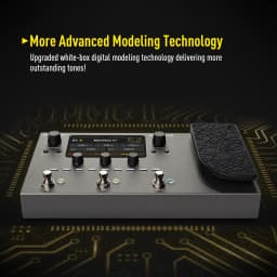 SONICAKE Matribox II Guitar Bass Amp Modeling Multi-Effects Processor with Expression Pedal FX Loop MIDI Stereo USB OTG QME-100