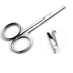 1 Piece Top Curved Design Portable Scissors, Multi-Functional | Personal Care Tool / Household Beauty Scissors