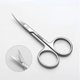 1 Piece Top Curved Design Portable Scissors, Multi-Functional | Personal Care Tool / Household Beauty Scissors