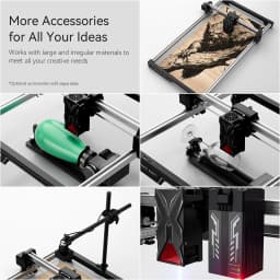 Atomstack Protable Laser Engraver 12W Swift For Wood Metal Glass DIY Supports LightBurn Software WiFi And Hotspot Connection