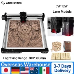 Atomstack Protable Laser Engraver 12W Swift For Wood Metal Glass DIY Supports LightBurn Software WiFi And Hotspot Connection
