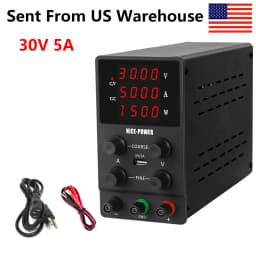 KUAIQU OCP OVP OUTPUT DC Power Supply 12V 24V 30V 10A Laboratory Adjustable Power Supply LED Lighting Sent from US Warehouse