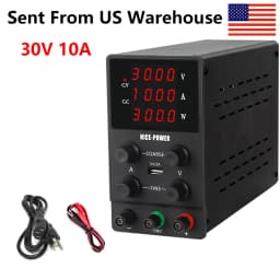 KUAIQU OCP OVP OUTPUT DC Power Supply 12V 24V 30V 10A Laboratory Adjustable Power Supply LED Lighting Sent from US Warehouse
