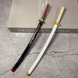 10inch Metal Katana Anime Safe Unsharpened Damascus Sword Ninja Knife Blade Real Japanese Katana Original Samurai Sabre Toy Gift