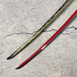 10inch Metal Katana Anime Safe Unsharpened Damascus Sword Ninja Knife Blade Real Japanese Katana Original Samurai Sabre Toy Gift