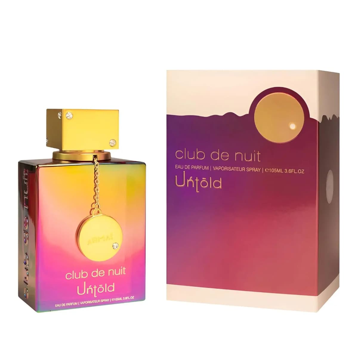 Armaf Club De Nuit Untold 105ml 3.6oz EDP Spray Warm Amber Sweet Woody Jasmine Saffron Unisex Perfume Long Lasting Signature Scent Daily Office Date Night Graduation Birthday Christmas Xmas Holiday Gift Idea Summer Travel New Arrival Collection