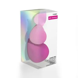 3-Piece Face Makeup Sponge Wedge Set, Streak-Free Blending Sponges, 3pc