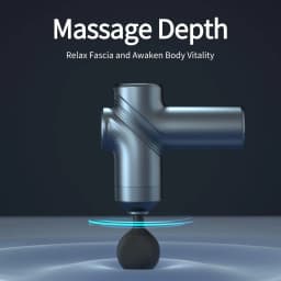 LEERCON Mini Muscle Massage Gun Deep Tissue, Silent Brushless Motor and Portable Massage Gun with 4 Interchangeable Heads for Deep Muscle Relief and Relaxation, Dropshipping Relax Gift for Women Men