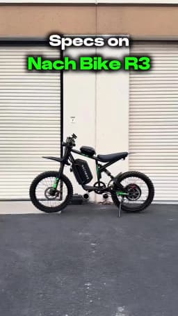 R3 50MPH Electric Dirt Bike 60V25Ah 1500Wh Battery 6000W Electric Bike Max 50Miles Ebike 19" Motorcycle Dual Hydraulic Brake
