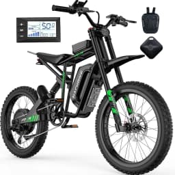 R3 50MPH Electric Dirt Bike 60V25Ah 1500Wh Battery 6000W Electric Bike Max 50Miles Ebike 19" Motorcycle Dual Hydraulic Brake