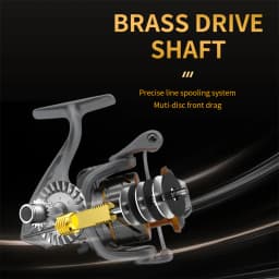 ROOBLINOS TC Spinning Fishing Reel 10KG Max Drag 5.2:1 Gear Ratio Stainless Steel Main Shaft Ball Bearings Freshwater Saltwater