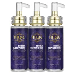 AILKE Double Glutathione Whitening Essence, Moisturizing, Removes Dark Spots, Even Skin Tone Serum For All Skin Types, 100ml