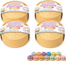 Giant Dumpling Mystery Box: Random Color Glitter Squishy Toy, Maltose Texture Slow Rising Stress Ball, Aesthetic Desk Toys