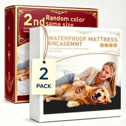 2Pcs,Buy One Selected Color Get One Random Free Quilted Waterproof Mattress Cover, Comfortable Stain & Wrinkle Resistant
