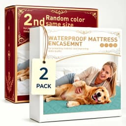 2Pcs,Buy One Selected Color Get One Random Free Quilted Waterproof Mattress Cover, Comfortable Stain & Wrinkle Resistant