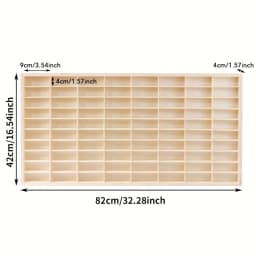 80 Slots Real Wood 1:64 Diecast Toy Car Display Case Wall Mounted Display Rack Holder Open Shelf Storage Organizer for Small Model Cars Collection Premium Solid Wood Grids Display Unit Mini Vehicles Storage Box Large Capacity Shadow Box Home Garage Decor
