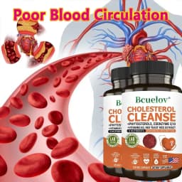 Niacinamide, Red Yeast Rice, Black Pepper Extract, Cholesterol Cleanser - Helps Lower Cholesterol Levels, 120 Capsules