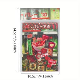 Ancient comic wind cut film sticker book creative and exquisite coated paper material DIY notebook decoration scrapbook material