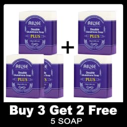 AILKE Glutathione PLUS Whitening Skin Care Set, Advanced Lightening Lotion, Moisturizes, Softens, Brighten Kit for Men, Women
