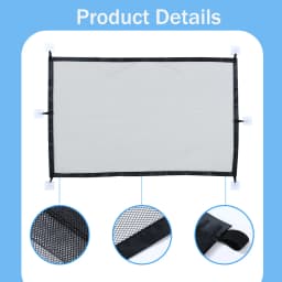 Pet Dog Barrier Fences With 6pcs Hook Pet Isolated Network Stairs Gate New Folding Breathable Mesh Playpen For Dog Safety Fence