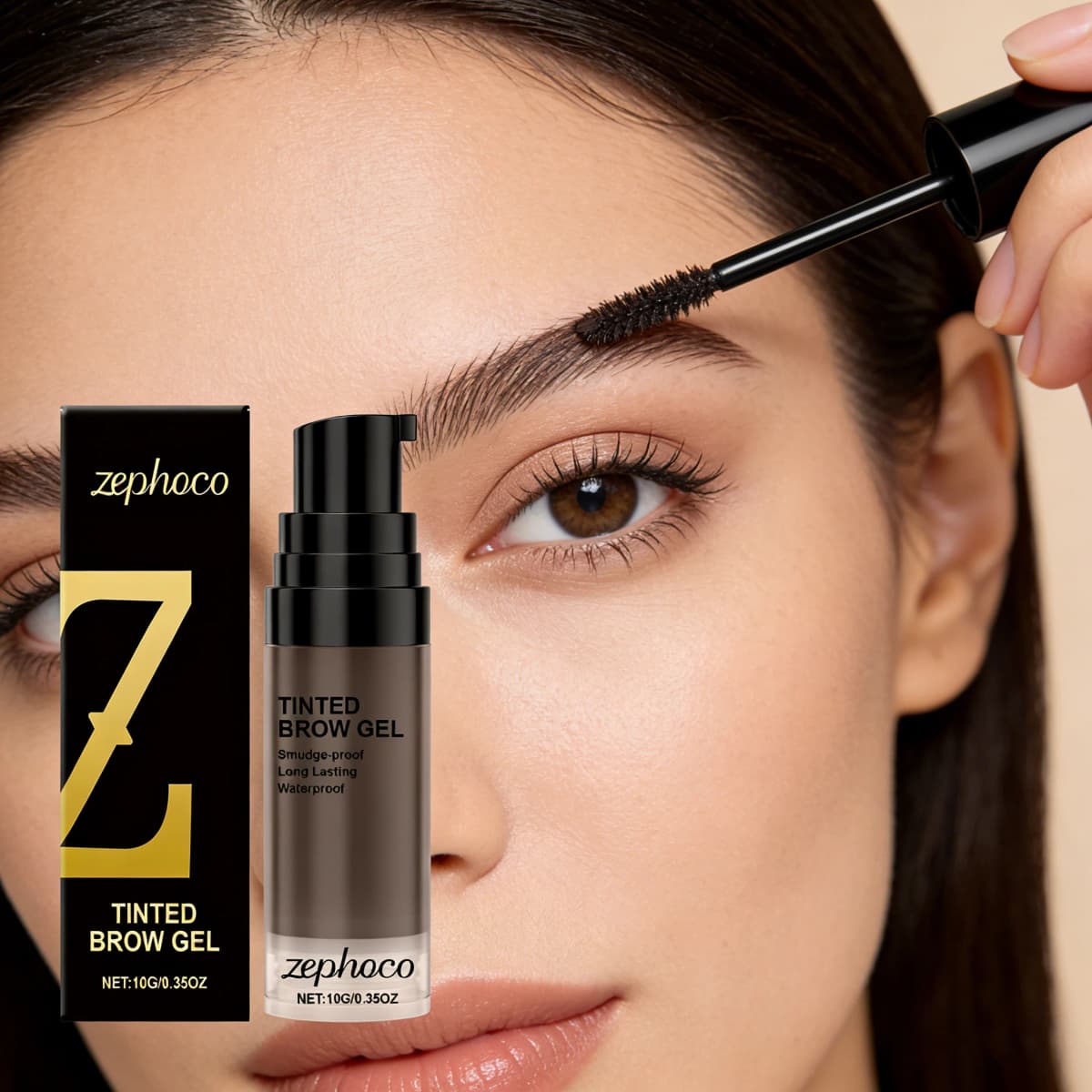10G Natural Brow Dye Cream Long Lasting Color Smudge Proof Water Resistant Defines Clear Brow Shape Smoothing Eyebrow Makeup
