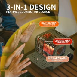 Naturehike Camp Heater Portable Space Heater for Indoor & Outdoor Use Camping Mini Cassette Heating Stove