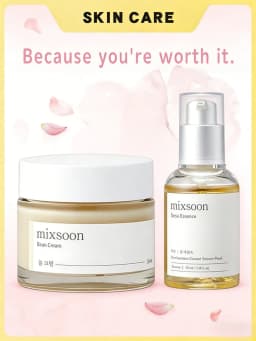 mixsoon Bean Cream - Intensive Moisture Face Cream For Smooth, Essence-Exfoliating, Hydrating Nourished Skin, Pore & Sebum Care