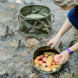 Naturehike Handheld Bucket Outdoor Foldable Waterproof Bucket Portable Multifunctional Travel Camping Fishing Storage Bucket