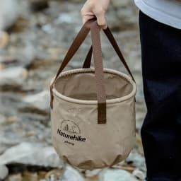 Naturehike Handheld Bucket Outdoor Foldable Waterproof Bucket Portable Multifunctional Travel Camping Fishing Storage Bucket