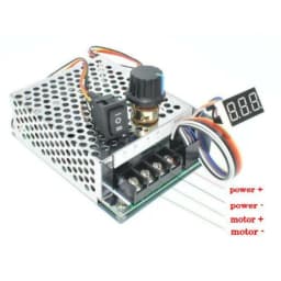 Digit DC10-55V Motor Speed Controller 60A PWM Speed Controller with Switch Digital Display CW CCW Reversible 12V 24V 36V